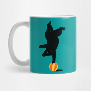 Bear on a ball Mug